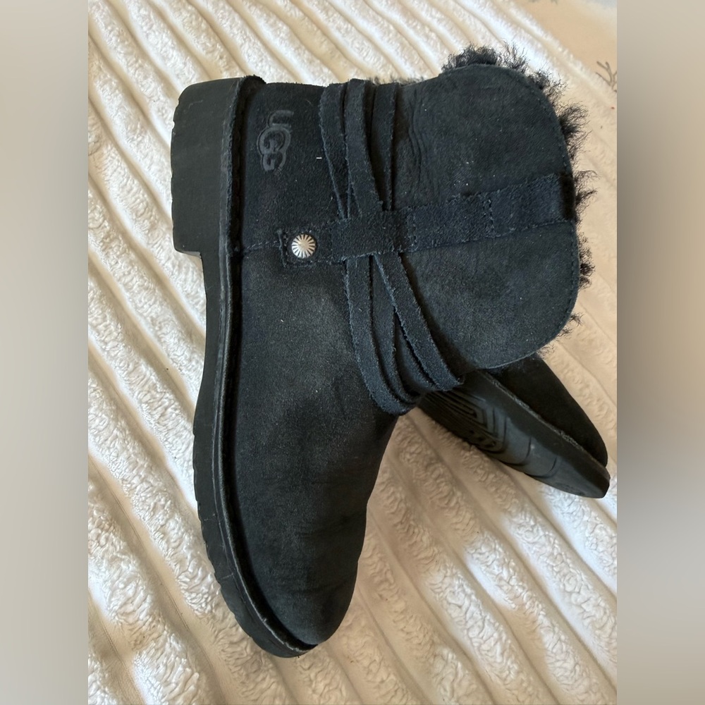 UGG Charcoal Suede Ankle Boots